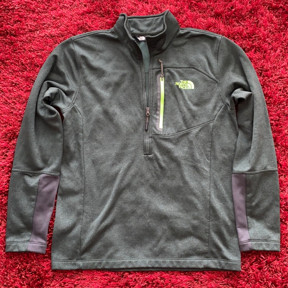 The North Face half zip pull-over sweater